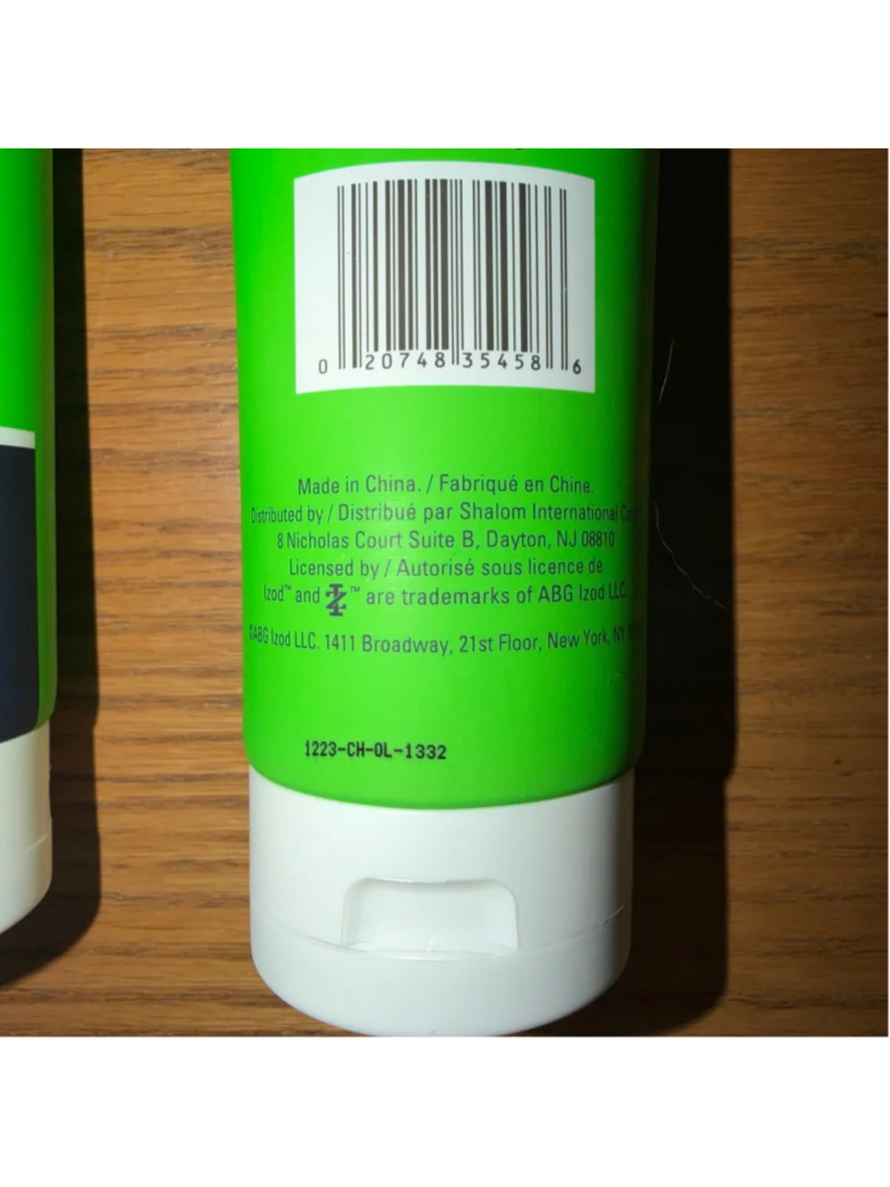 New Men's Izod Golf 3 In 1 Hair Face Body Wash 16.9oz Tube - Bundle 2 Tubes